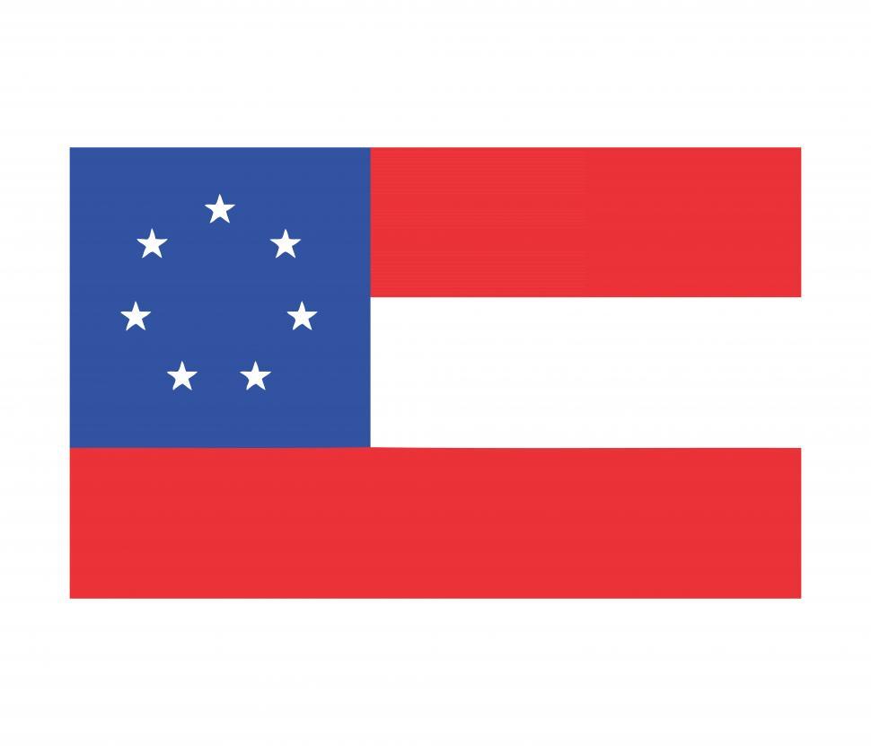 Free Image of Original Confederate Flag  