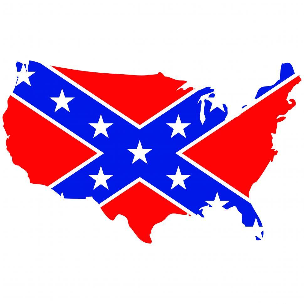 Free Image of Confederate flag in the United States 