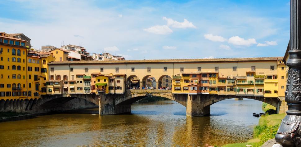 Free Image of Bridge Over River in City 