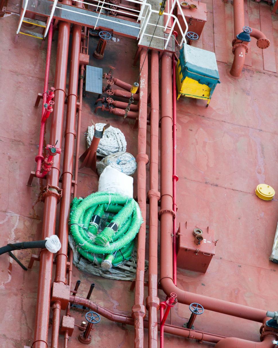 Free Image of Rope, Tubing and Pipes for Fuel Transportation 