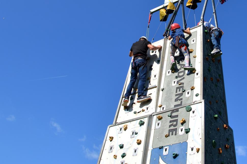 Free Image of Outdoor Wall climbing  