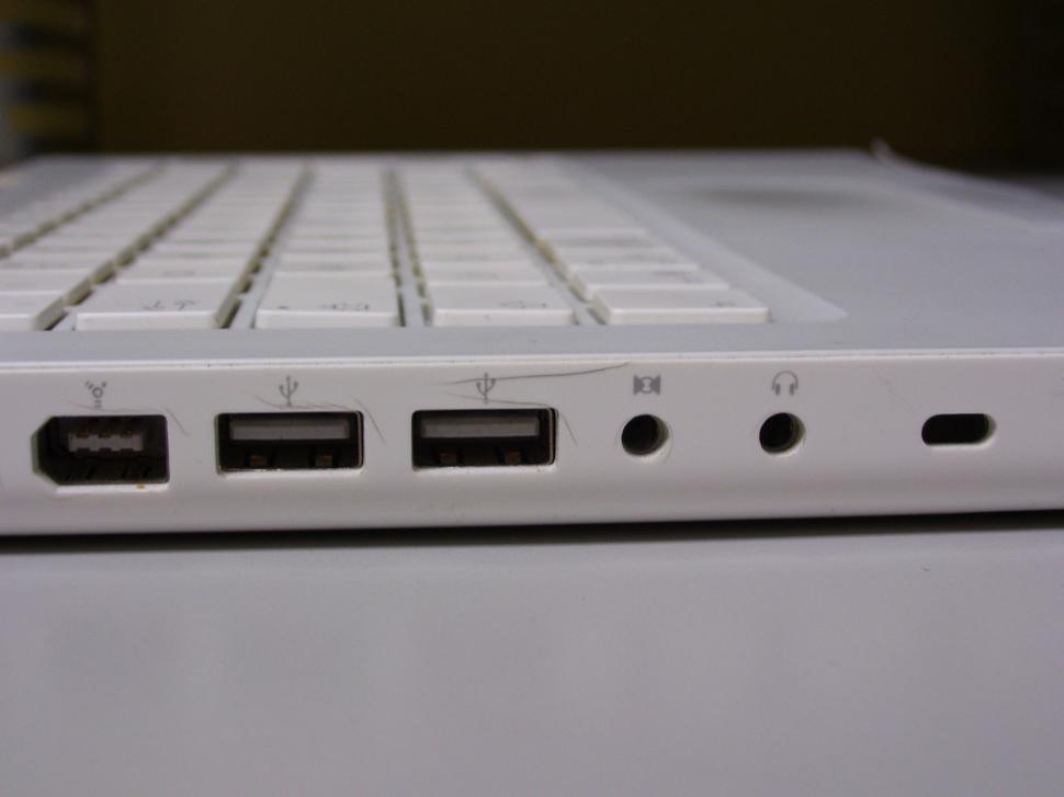 Free Image of Close-Up of a Laptop on a Table 