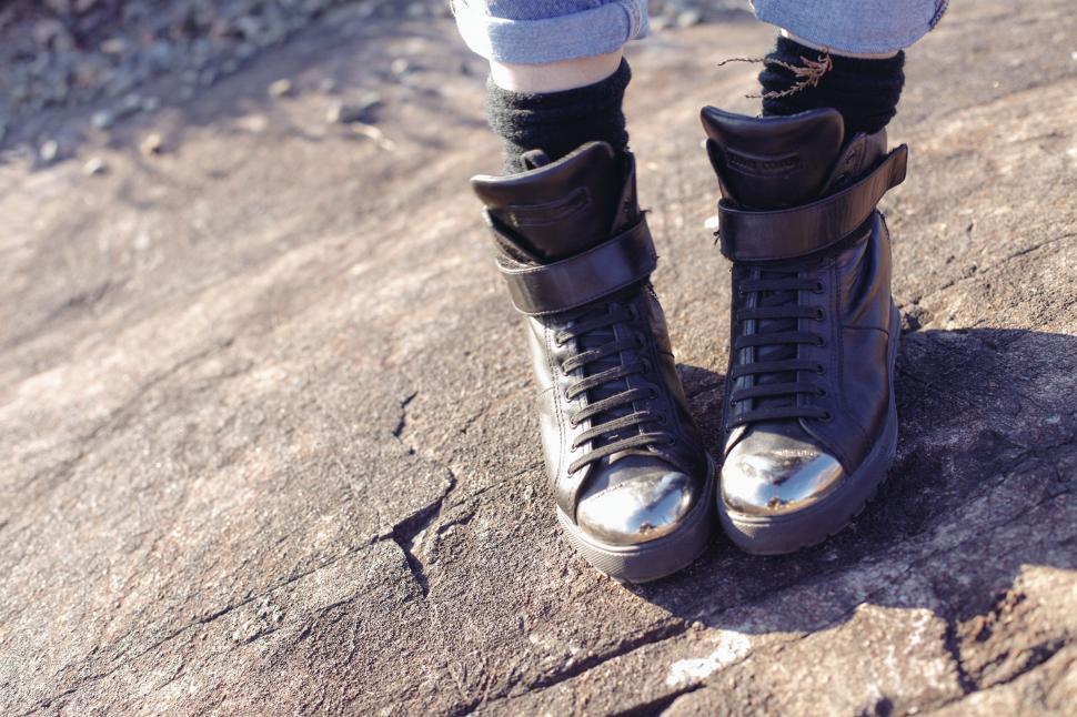 Free Image of Boots of a hiker 