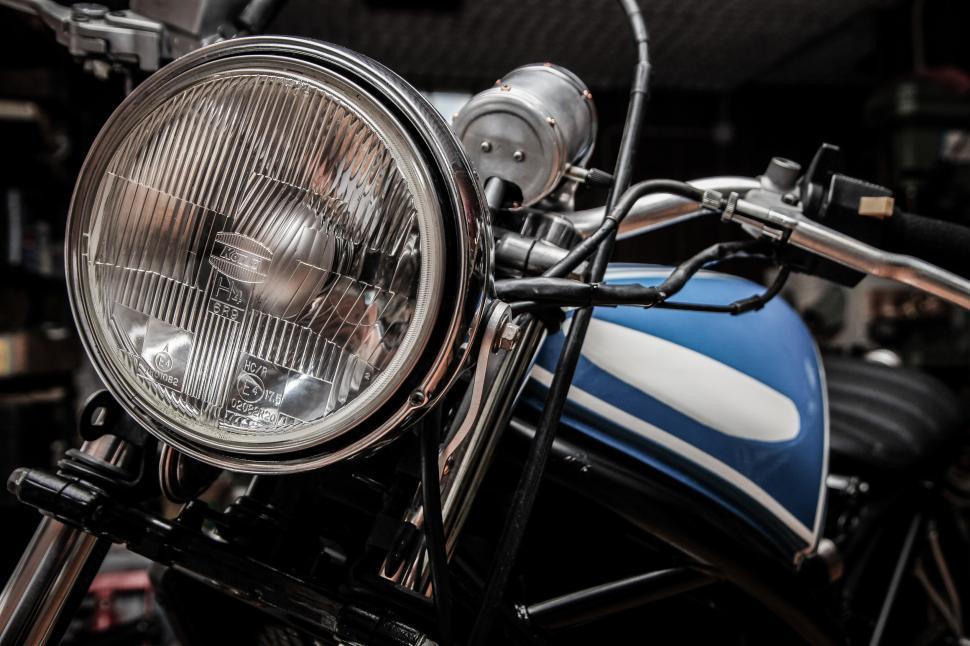 Free Image of Motorcycle head light 