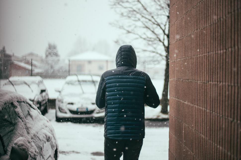 Free Image of A person in snow 