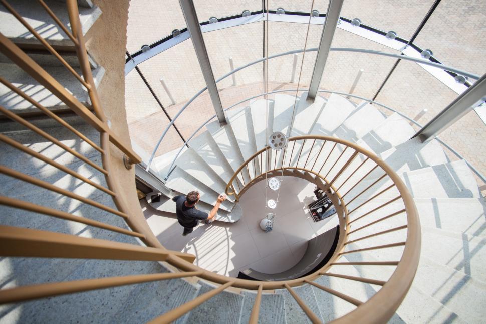 Free Image of Spiral staircase  