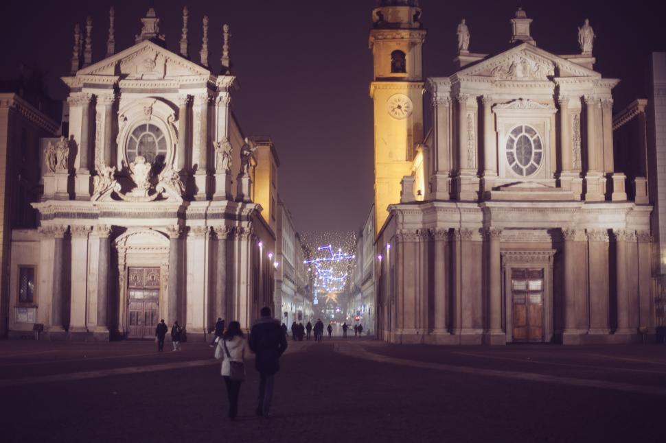 Free Image of Piazza San Carlo,Turin, Italy 