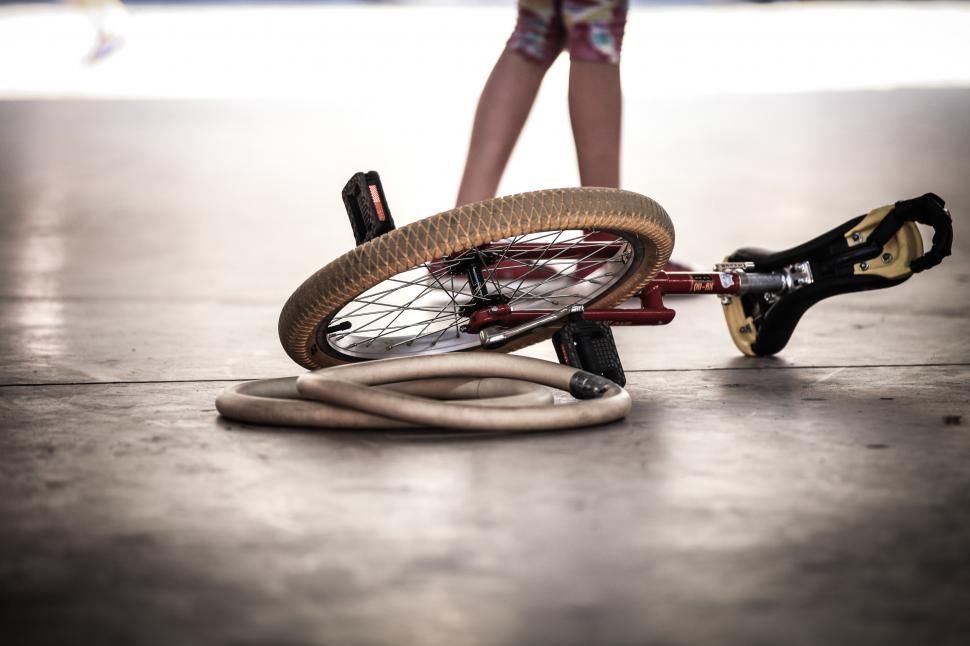 Free Image of Unicycle on the floor 