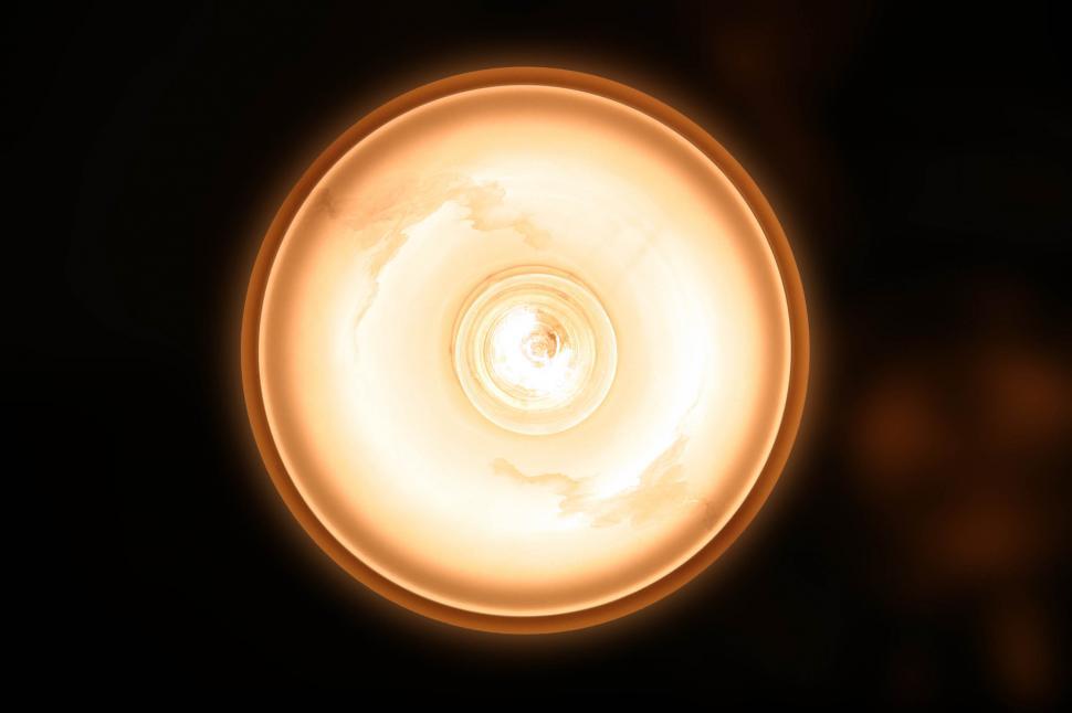 Free Image of Close Up of a Light in the Dark 