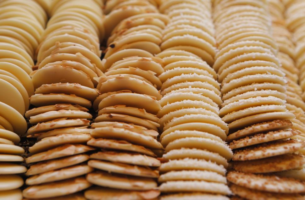 Free Image of Close Up of Assorted Crackers 