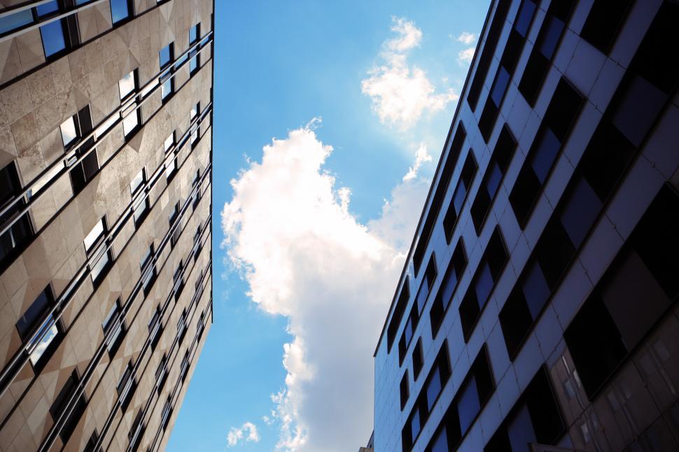 Free Image of Tall Buildings Standing Side by Side 