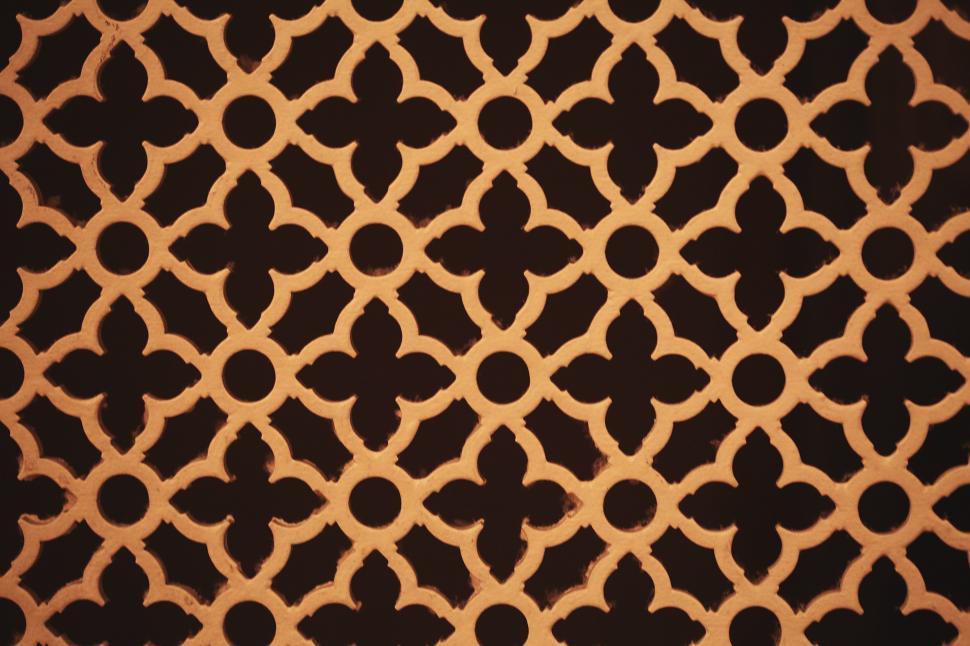 Free Image of honeycomb framework supporting structure structure arabesque texture pattern 
