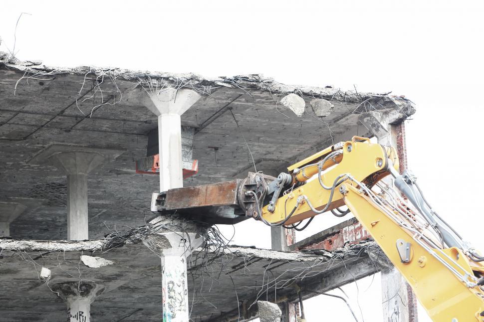 Free Image of Demolition of concrete 