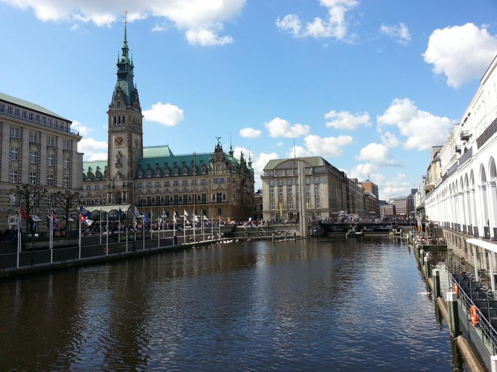 Free Image of View of City of Hamburg 