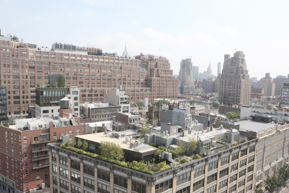 Free Image of Rooftop view 