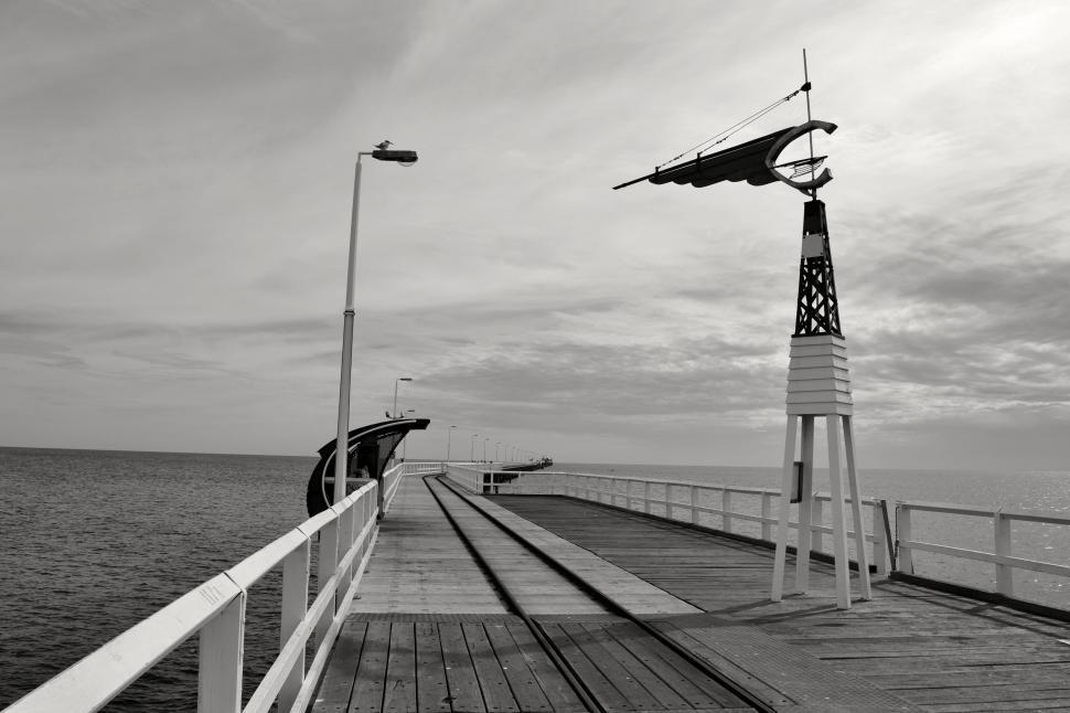 Free Image of Pier at the Seaside 