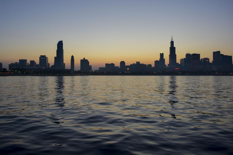 Free Image of City Skyline View From Water 