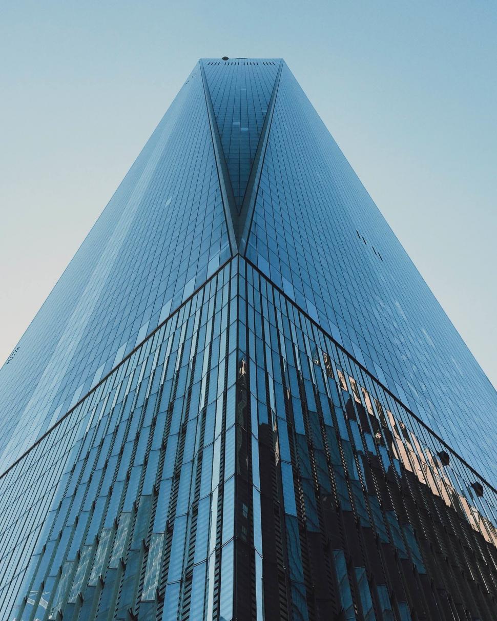 Free Image of Towering Building With Numerous Windows 