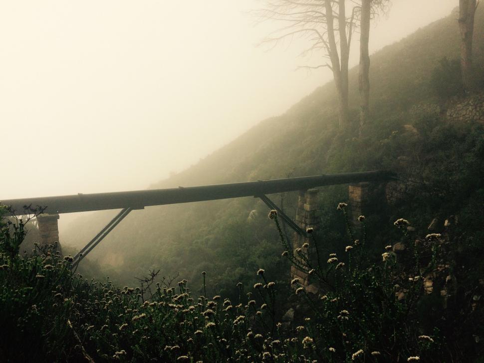 Free Image of Bridge in the Fog 