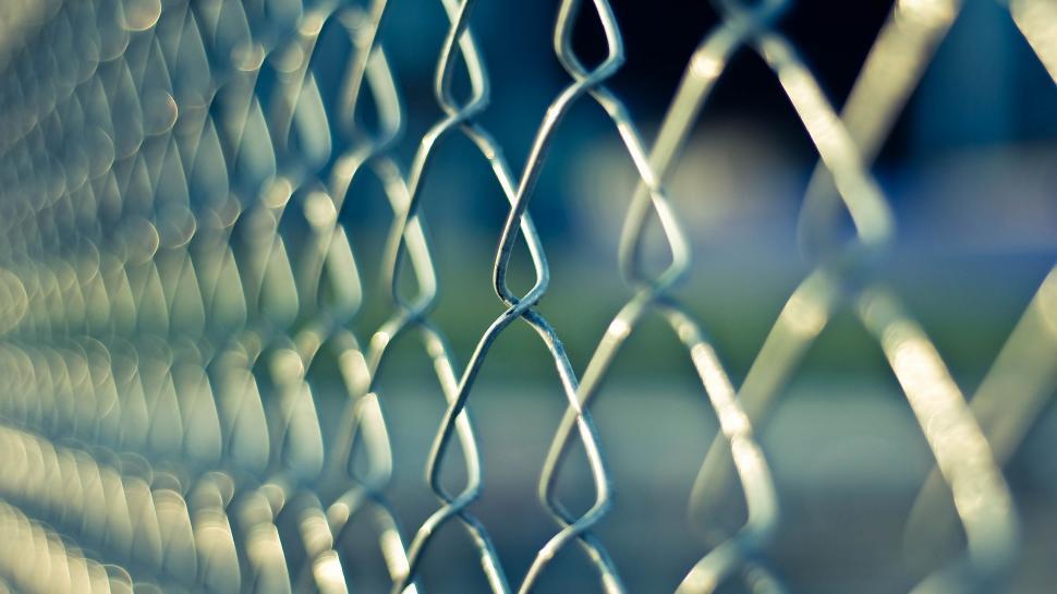 Free Image of fence chainlink fence barrier net obstruction structure 