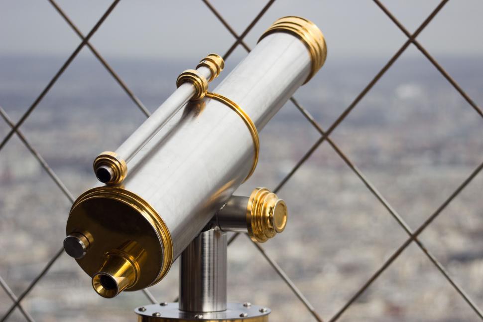 Free Image of Telescope on Metal Pole 