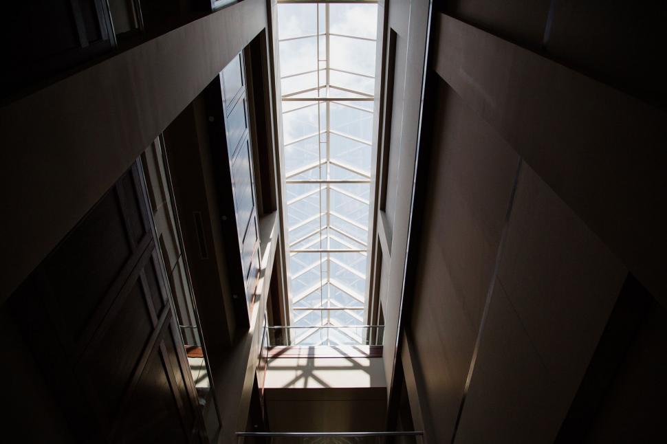 Free Image of Hallway With Skylight 
