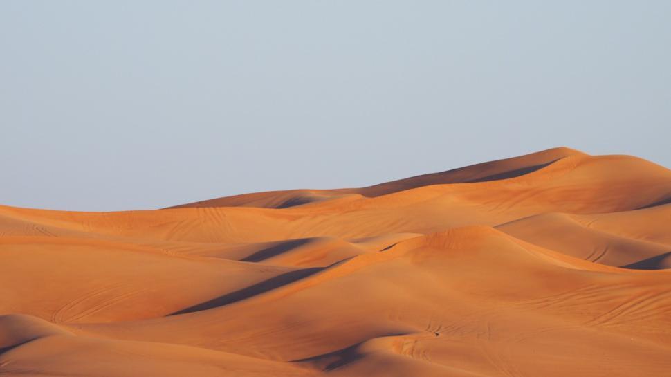 Free Image of Person Flying Kite in Desert 