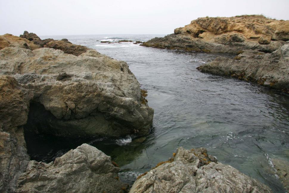 Free Image of Inlet at Glass Beach 