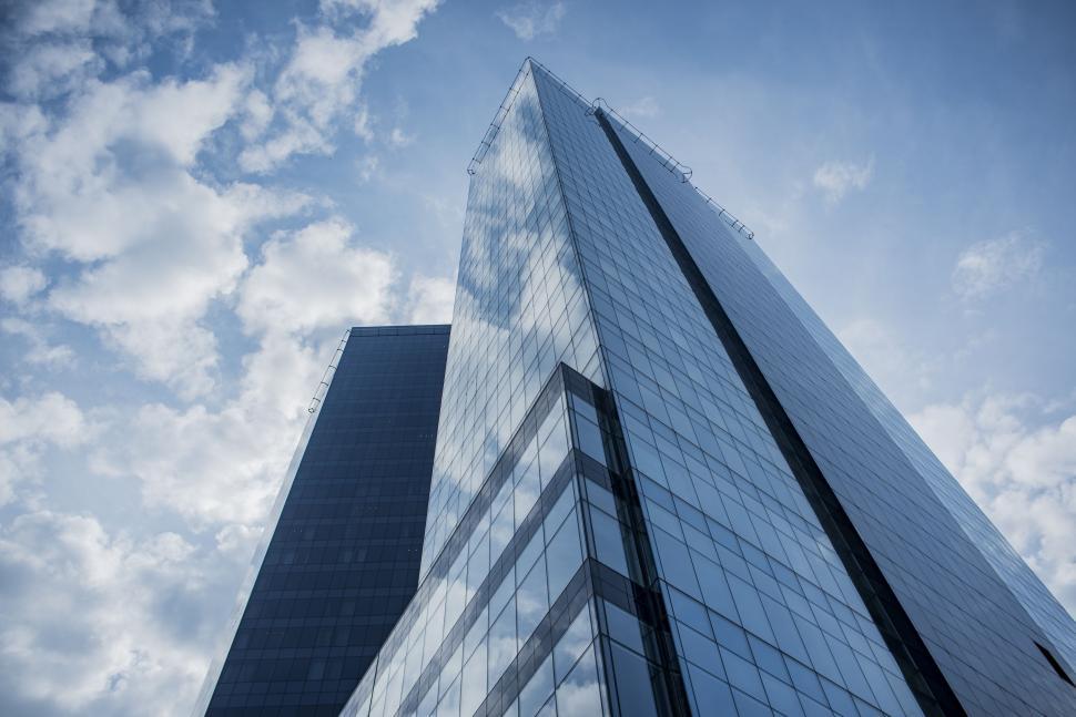 Free Image of Towering Building With Numerous Windows 