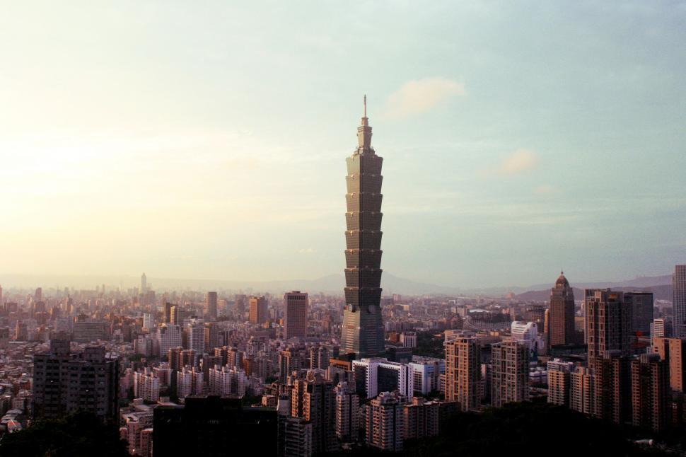 Free Image of Urban Landscape: City With Tall Buildings 