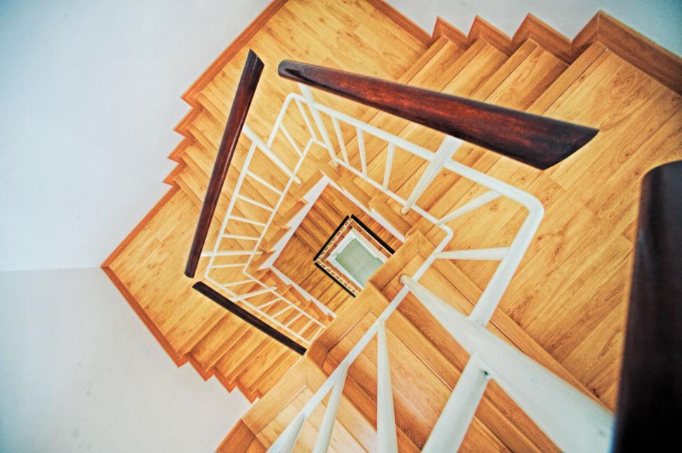 Free Image of Drawing of a Spiral Staircase in a Building 
