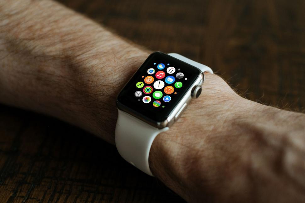 Free Image of Man Wearing Apple Watch on His Wrist 