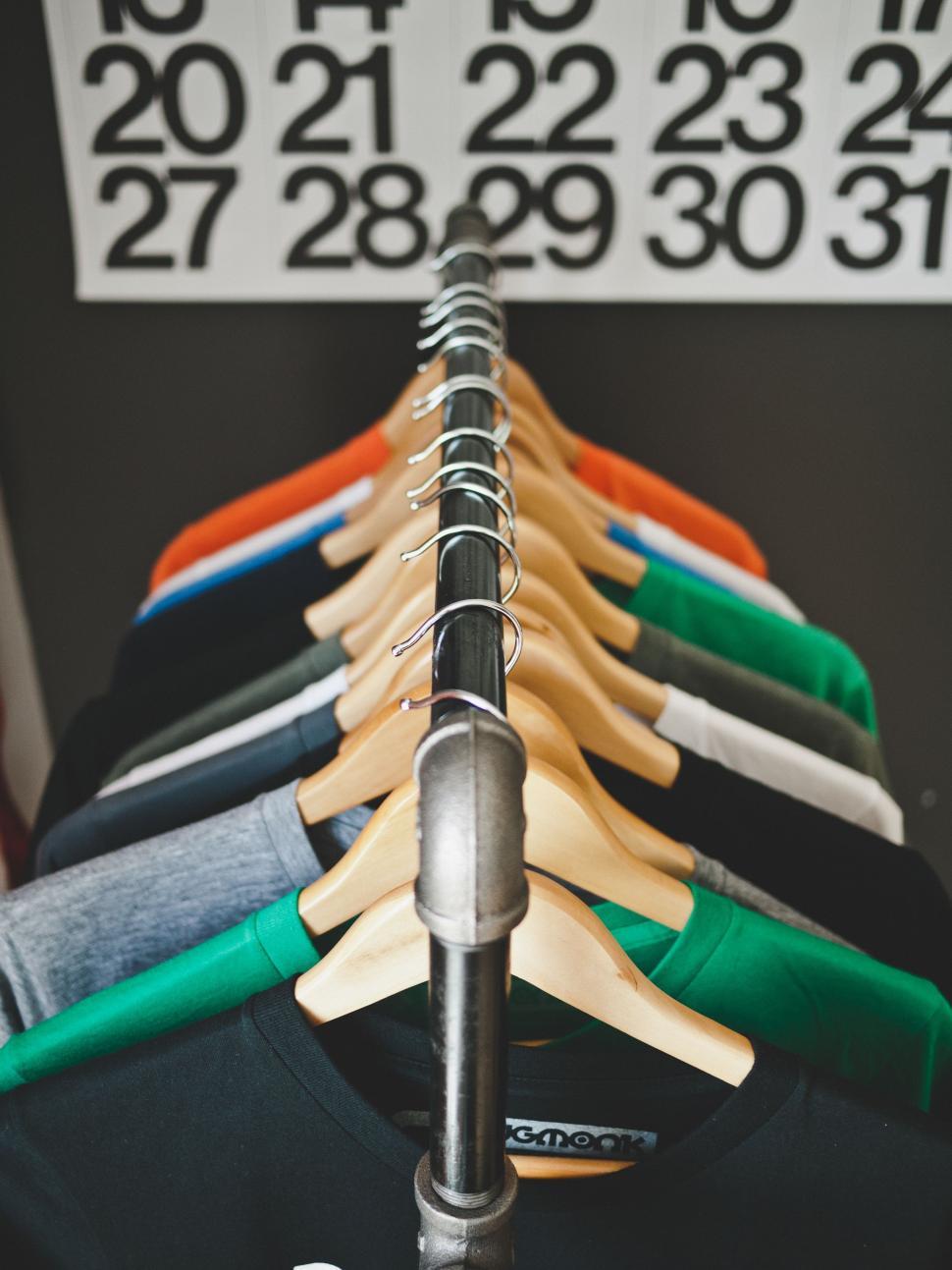 Free Image of Rack of Clothes With Price Sign 
