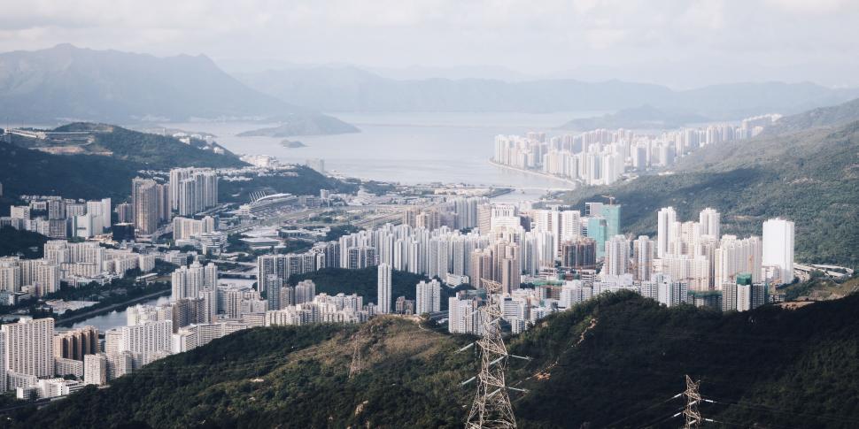 Free Image of City View From Mountain Top 