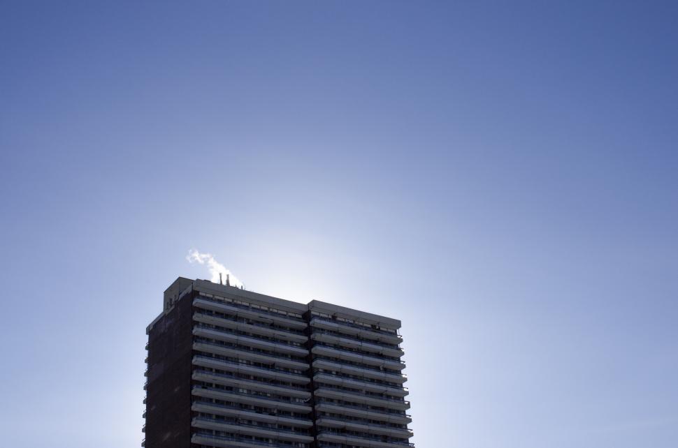 Free Image of Towering Building Against Clear Sky 