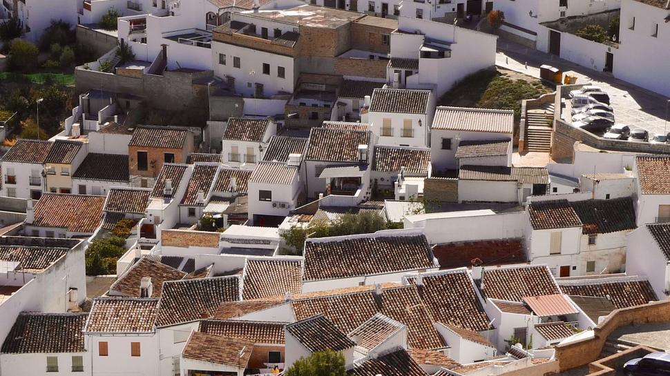 Free Image of Aerial View of City With White Buildings 