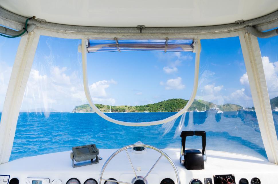 Free Image of Inside View of a Boat 