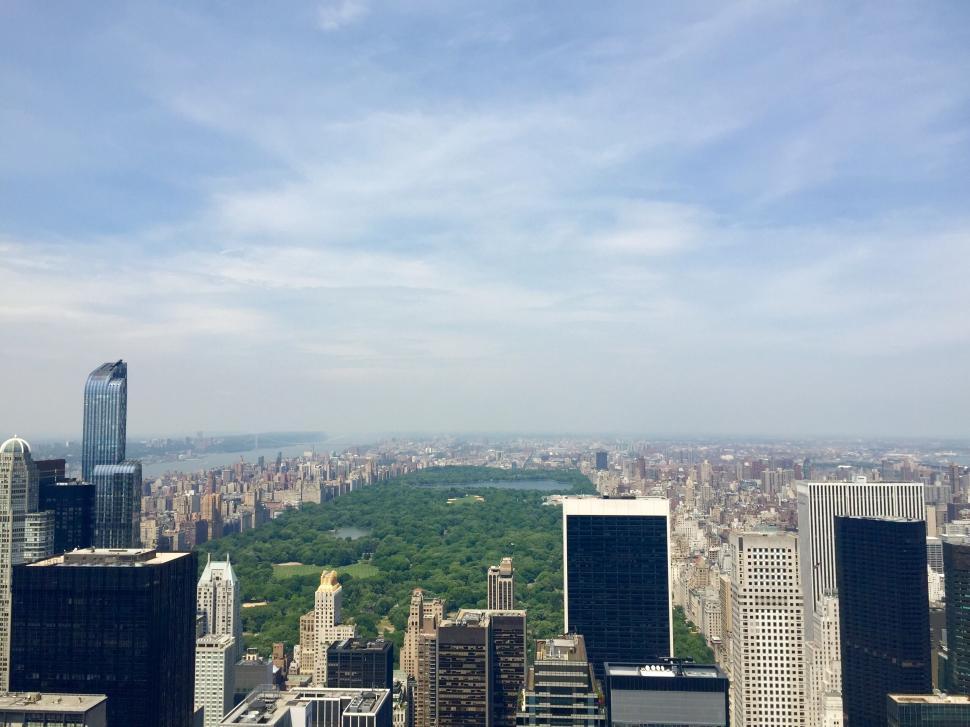Free Image of Panoramic View From The Top of The Empire Building in New York City 