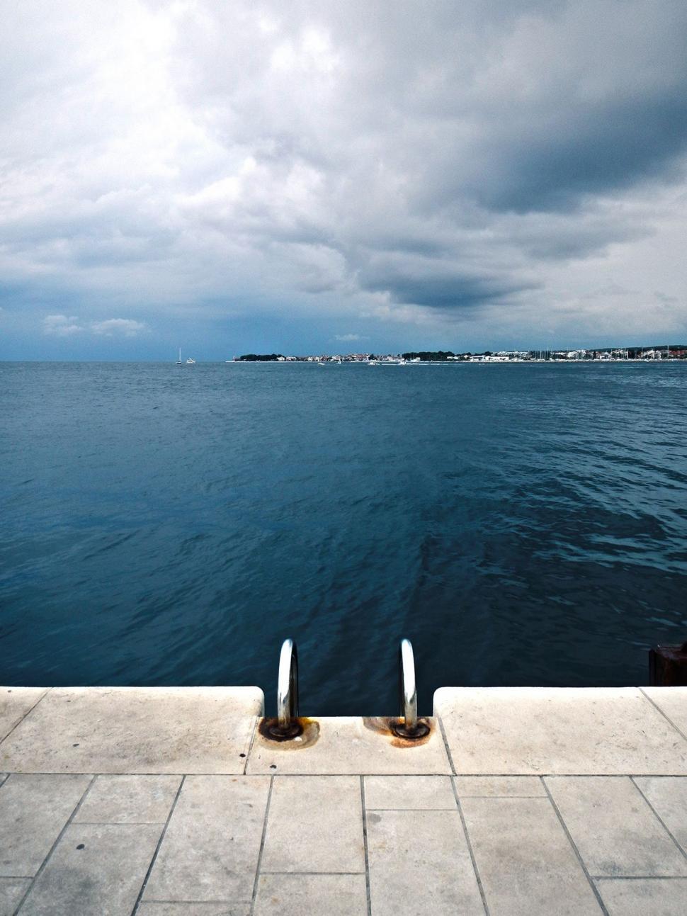 Free Image of A View of a Body of Water From a Pier 