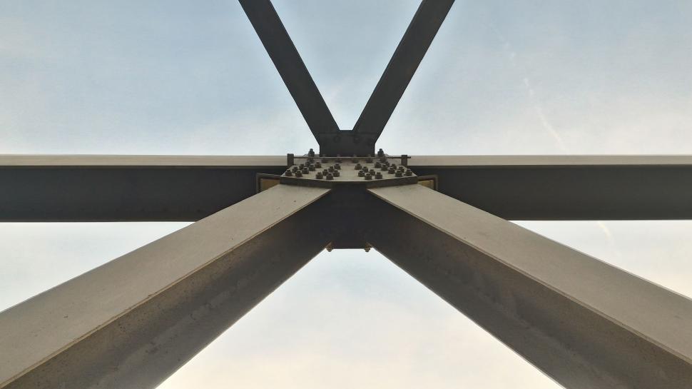 Free Image of Tall Metal Structure Against Sky 