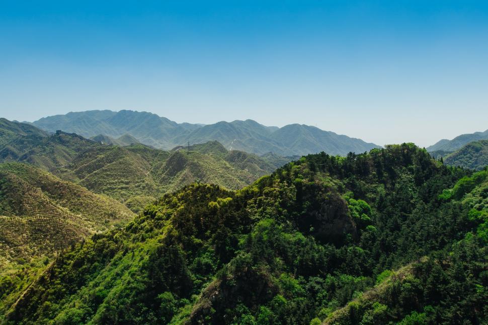 Free Image of Majestic Mountain Range in Panoramic View 