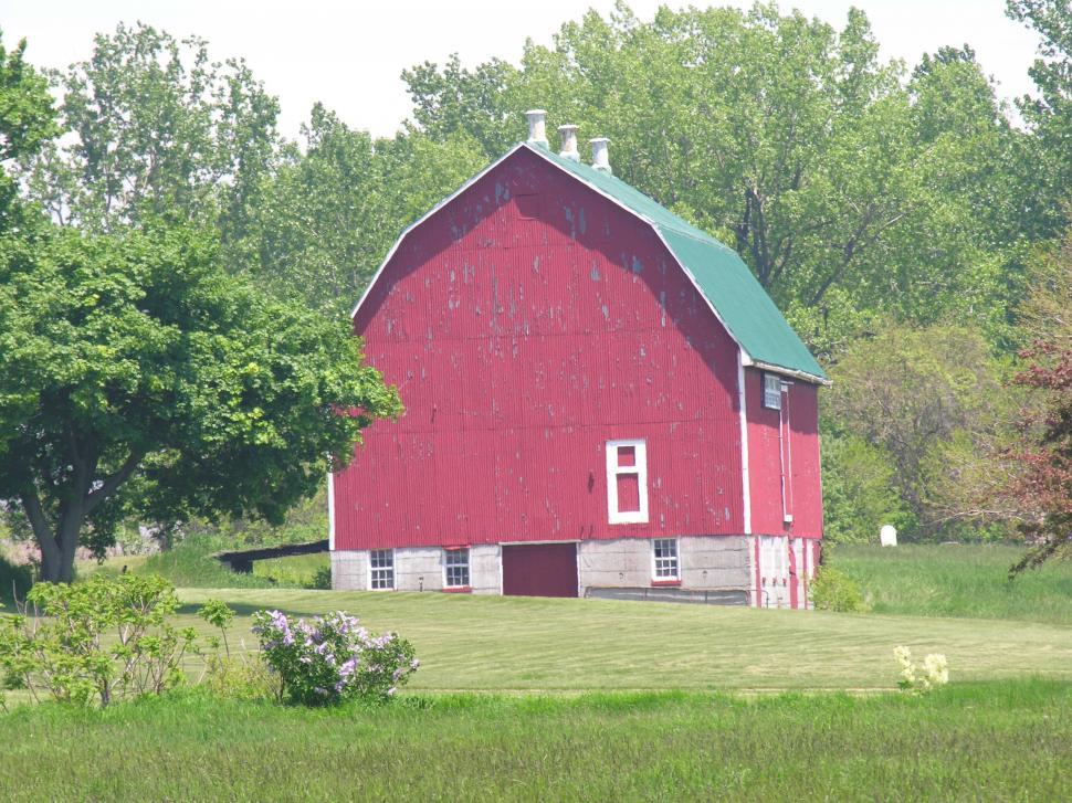 Free Image of Old Barns 