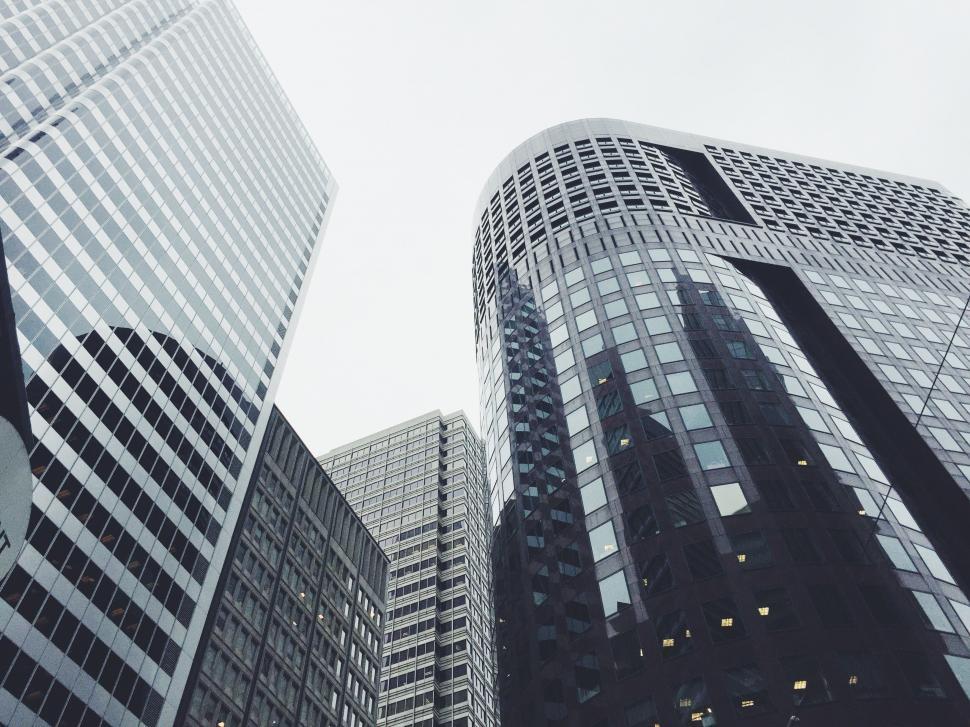 Free Image of Tall Buildings in Urban Setting 
