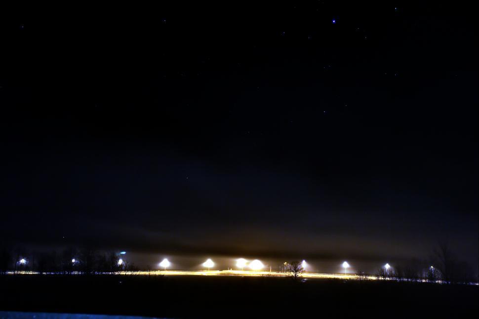 Free Image of Night lights 