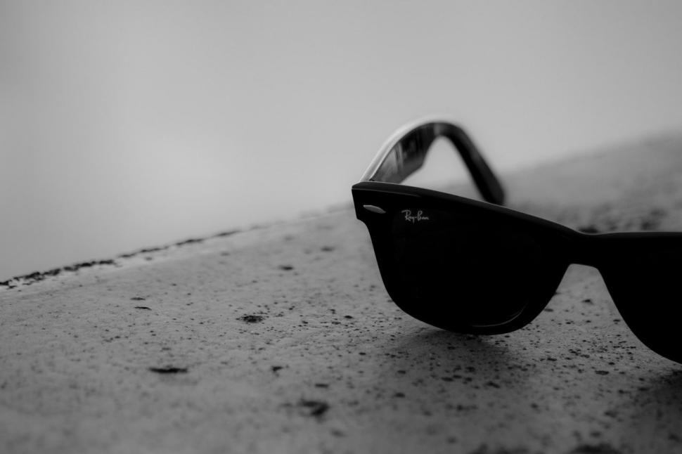 Free Image of Sunglasses on Counter 