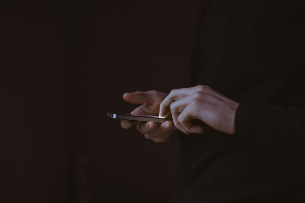 Free Image of Person Holding Smartphone 