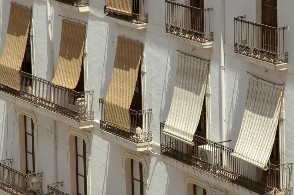 Free Image of Row of Balconies on Building With Balconies on Bal 
