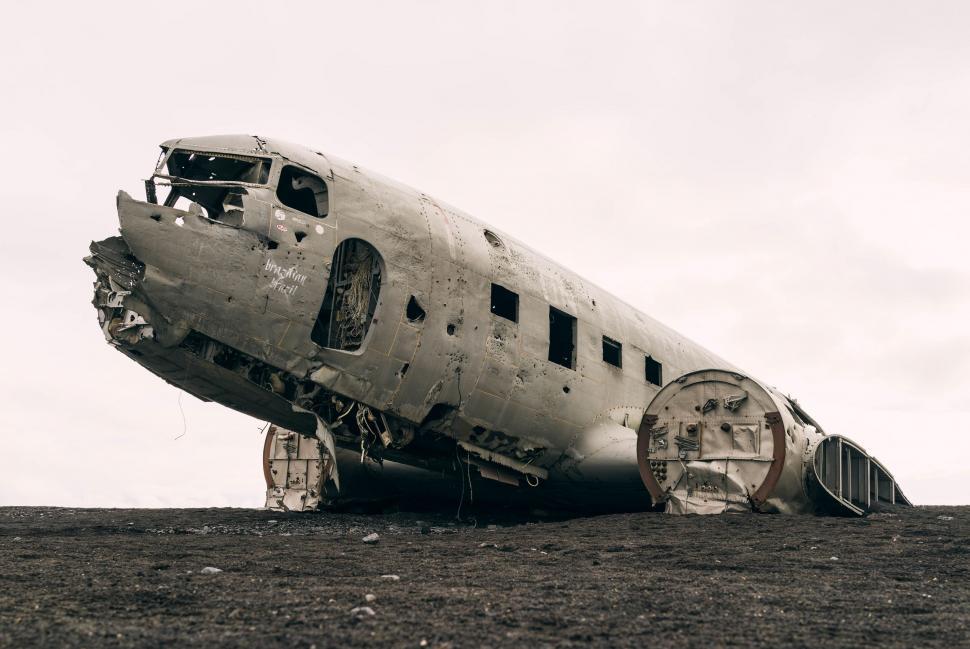 Free Image of Old Airplane on Grass Covered Field 
