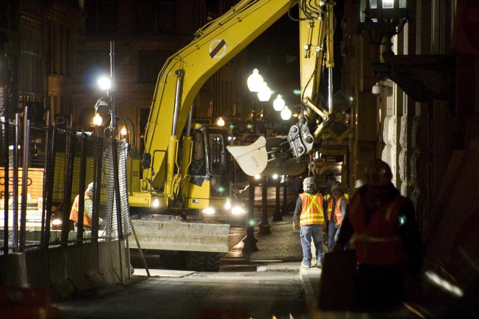 Free Image of Excavator in Boston 