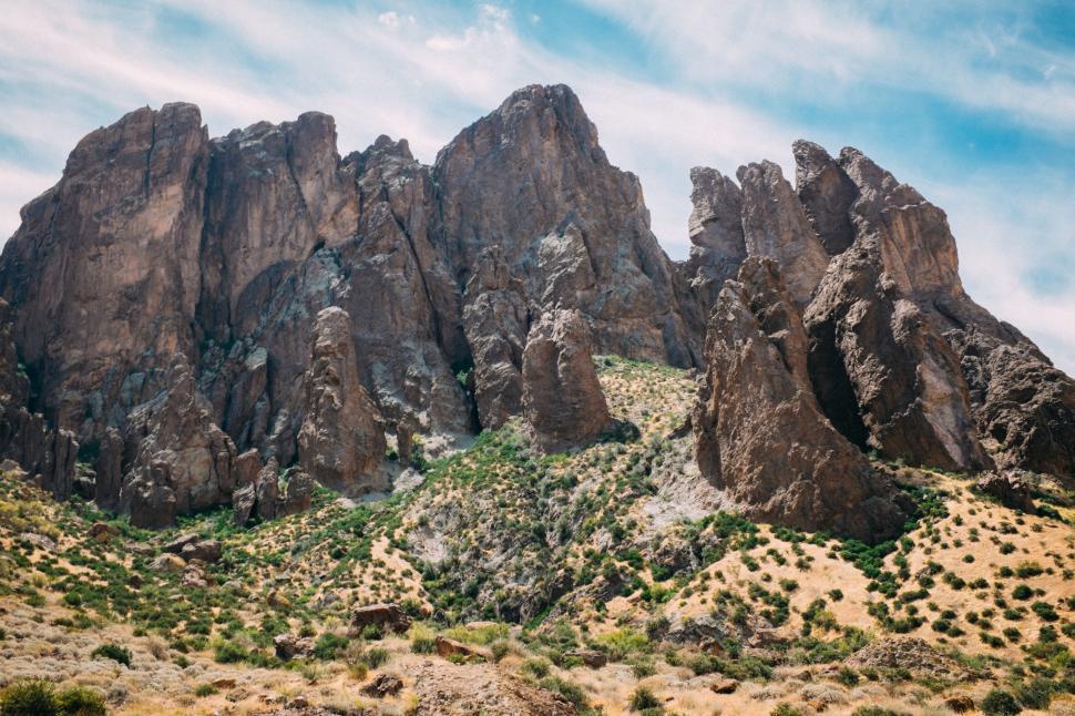 Free Image of Group of Rocks in Desert Landscape 